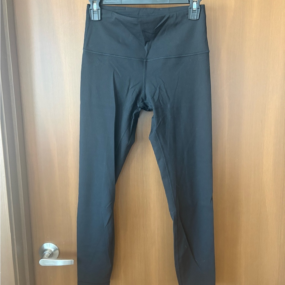 Lululemon Wunder Train Black High-Waisted Leggings